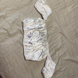 ZARA off the shoulder cropped top